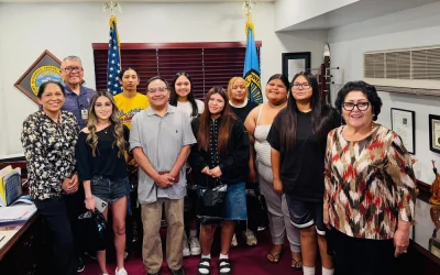 YOUTH COUNCIL TOURS TRIBAL OFFICE